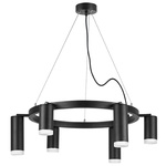 lr0163738730 подвесной светильник rullo 6х50w gu10 черный (571016+214437-3+214487-3+202430-6), доставка по Казахстану 