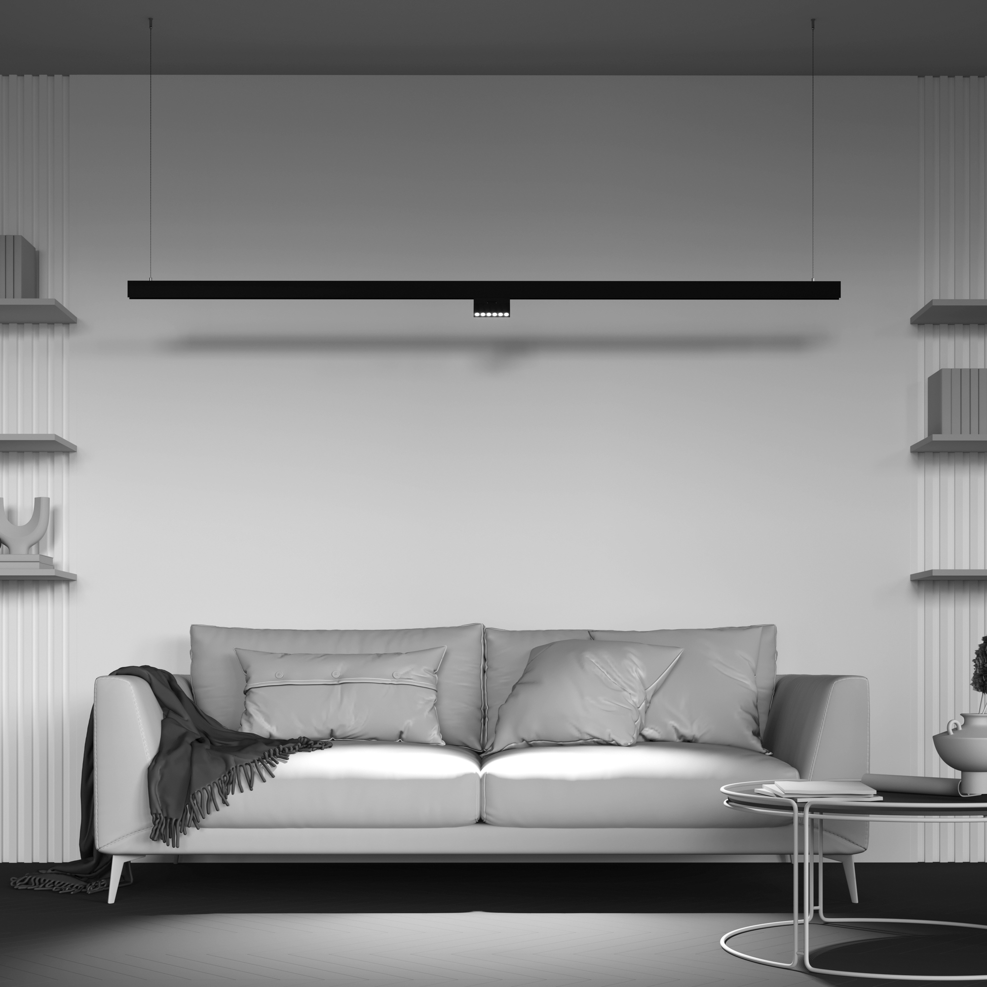 Дополнительная картинка Трековый светильник Technical TR033-2-6W4K-B