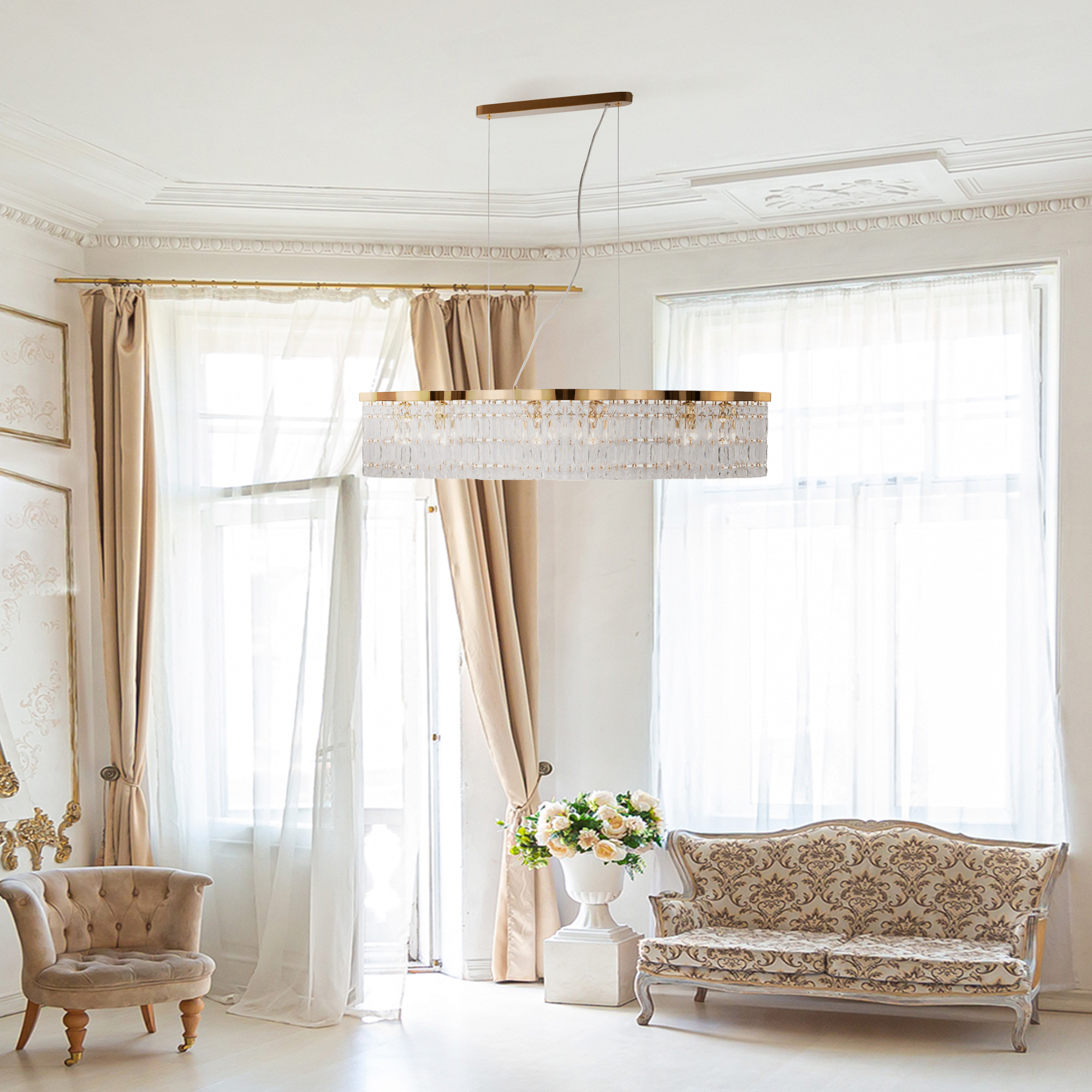 Дополнительная картинка Подвесной светильник Maytoni DIA005PL-06G