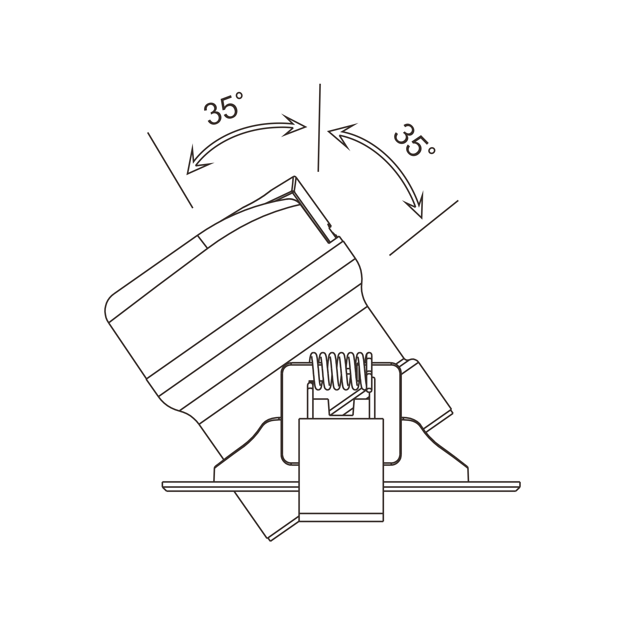 Картинка Встраиваемый светодиодный светильник Maytoni Phill DL013-6-L9W