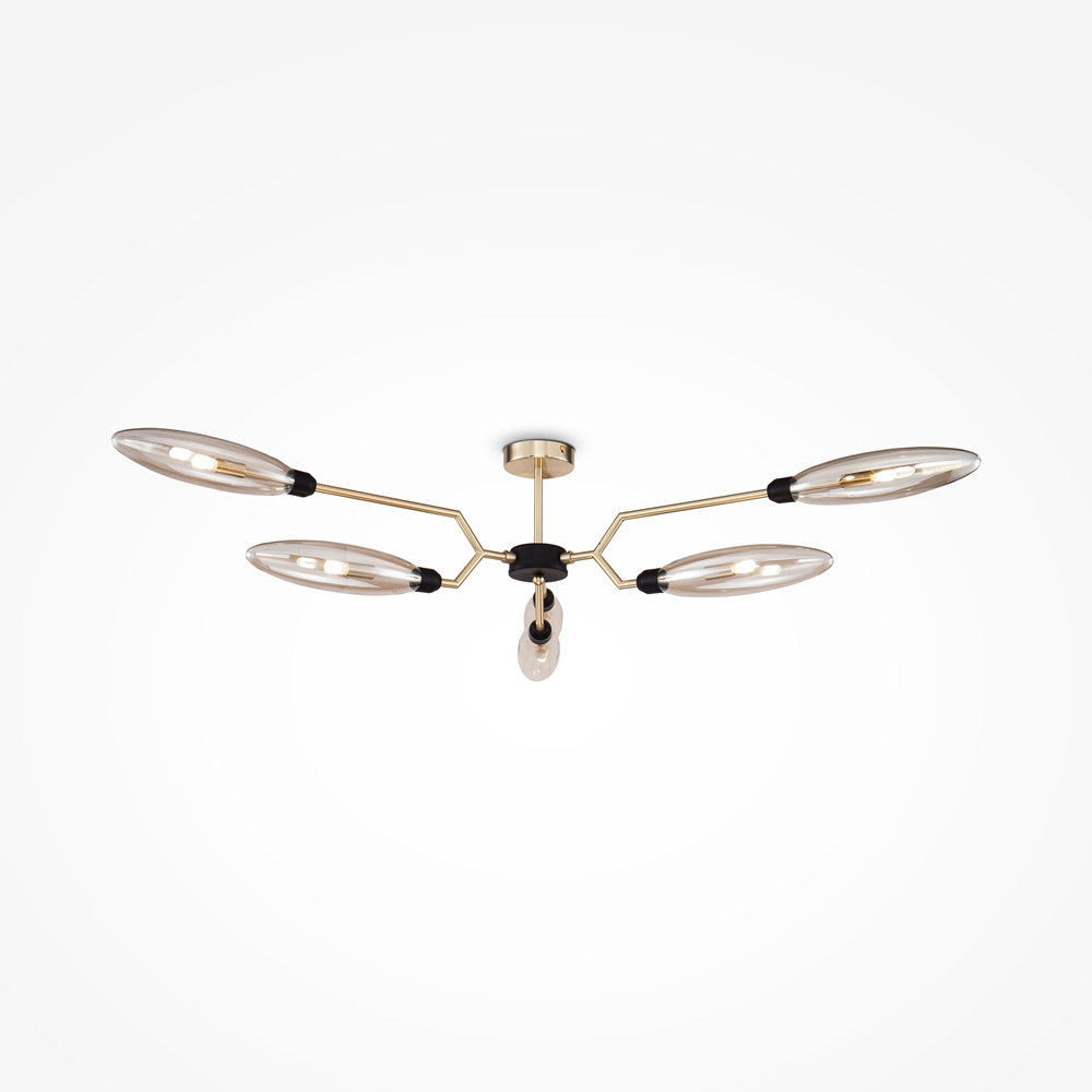 люстры потолочная люстра maytoni ventura mod012cl-06g, доставка по Казахстану 