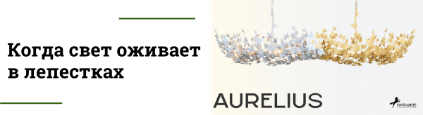 Серия Aurelius: золотое сияние и немецкое качество в каждой детали