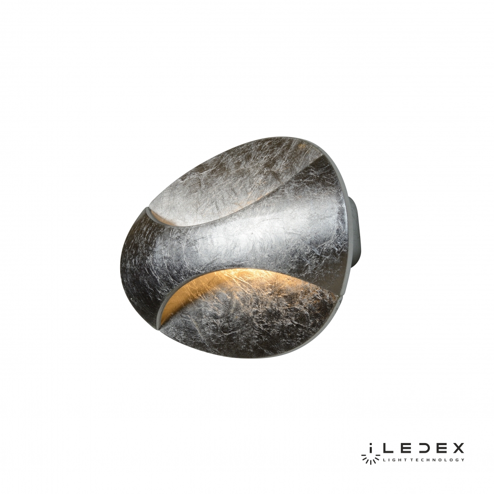 Настенный светильник iLedex Flux ZD7151-6W 3000K silver foil — фото 2