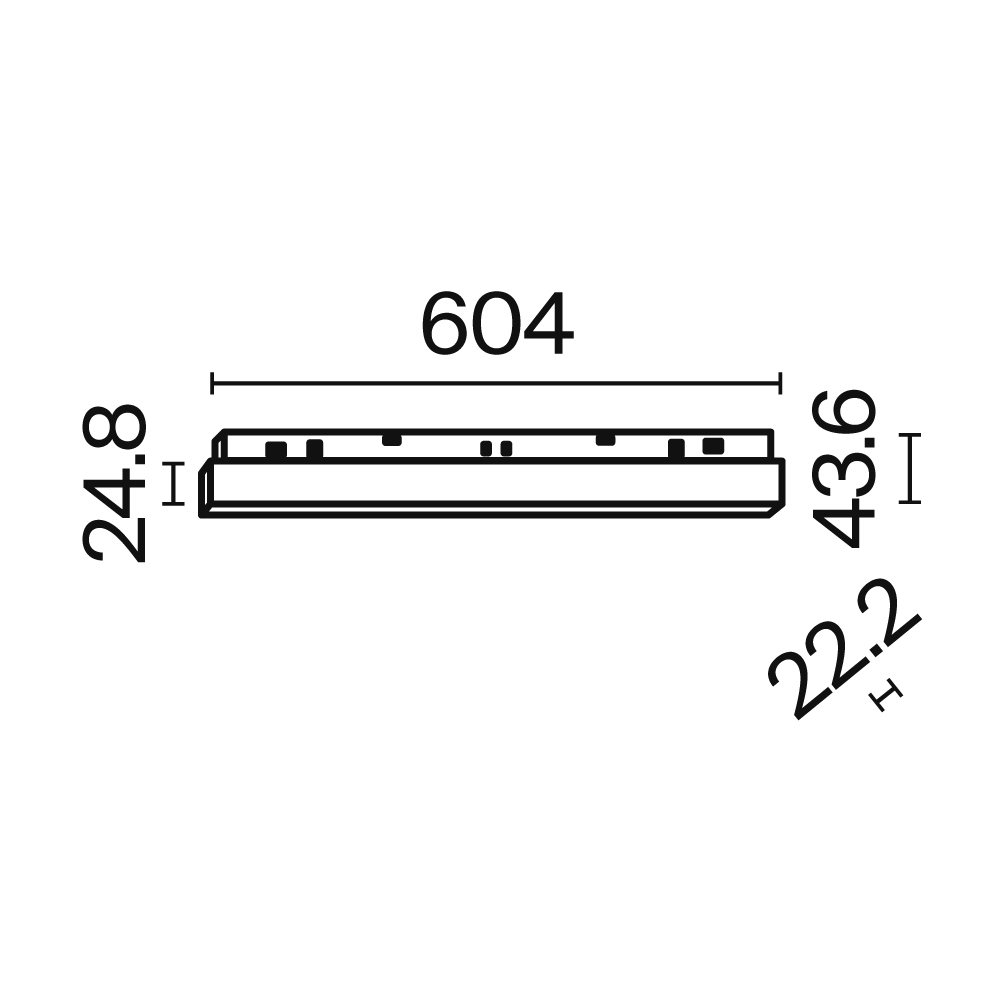 Дополнительная картинка Трековый светильник Technical TR030-2-24W3K-B