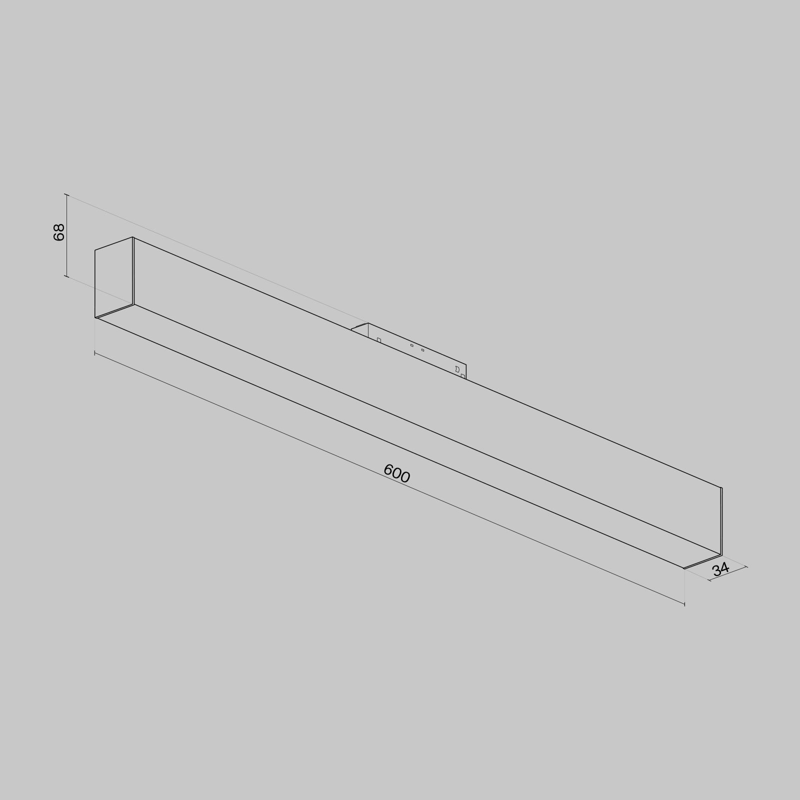 Дополнительная картинка Трековый светильник Technical TR012-2-20W4K-W