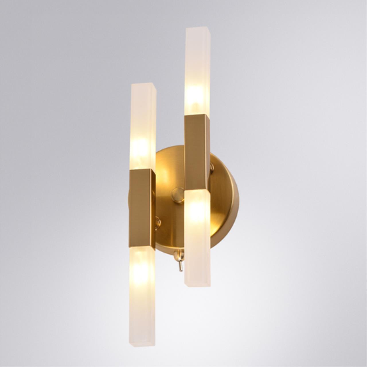 Картинка Настенный светильник Arte Lamp RAMONA A7410AP-4PB