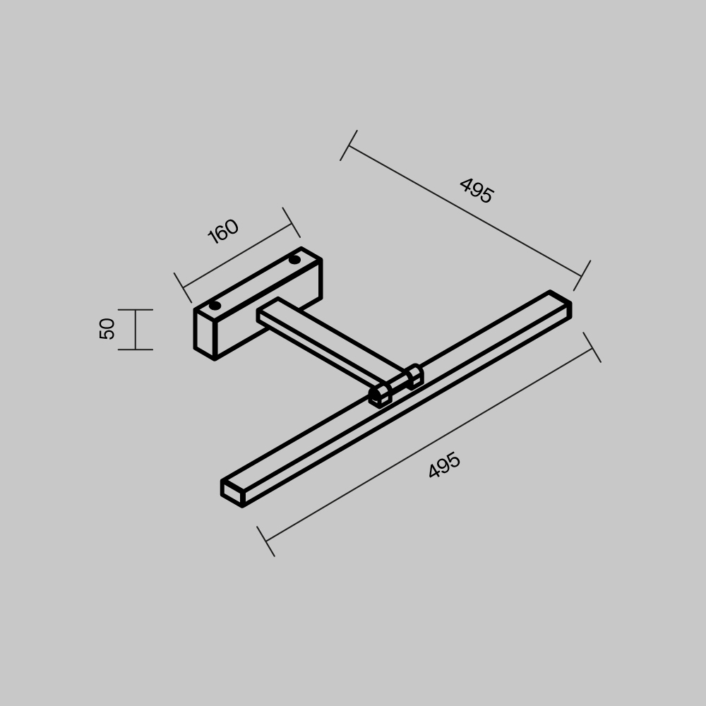 Дополнительная картинка Подсветка Maytoni MIR008WL-L12B4K