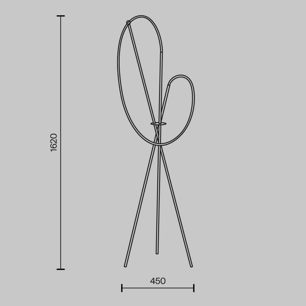 Картинка Напольный светильник (торшер) Maytoni MOD369FL-L36B3K