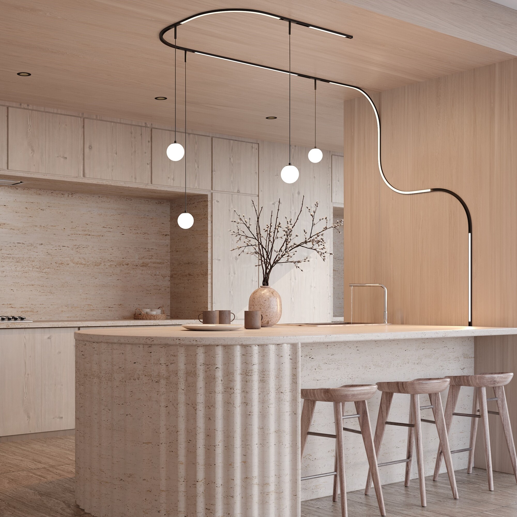 Дополнительная картинка Трековый светильник Technical TR180-1-12WTW-B