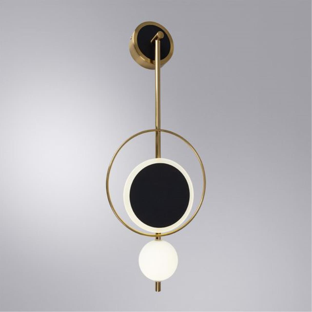 Картинка Настенный светильник Arte Lamp POLARIS A2604AP-7BK