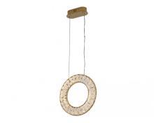 newport 8240 8240/300 gold new , подвесной светильник, gold сlear crystal d30*h250 см led strip 19w 3100k 2090lm, доставка по Казахстану 