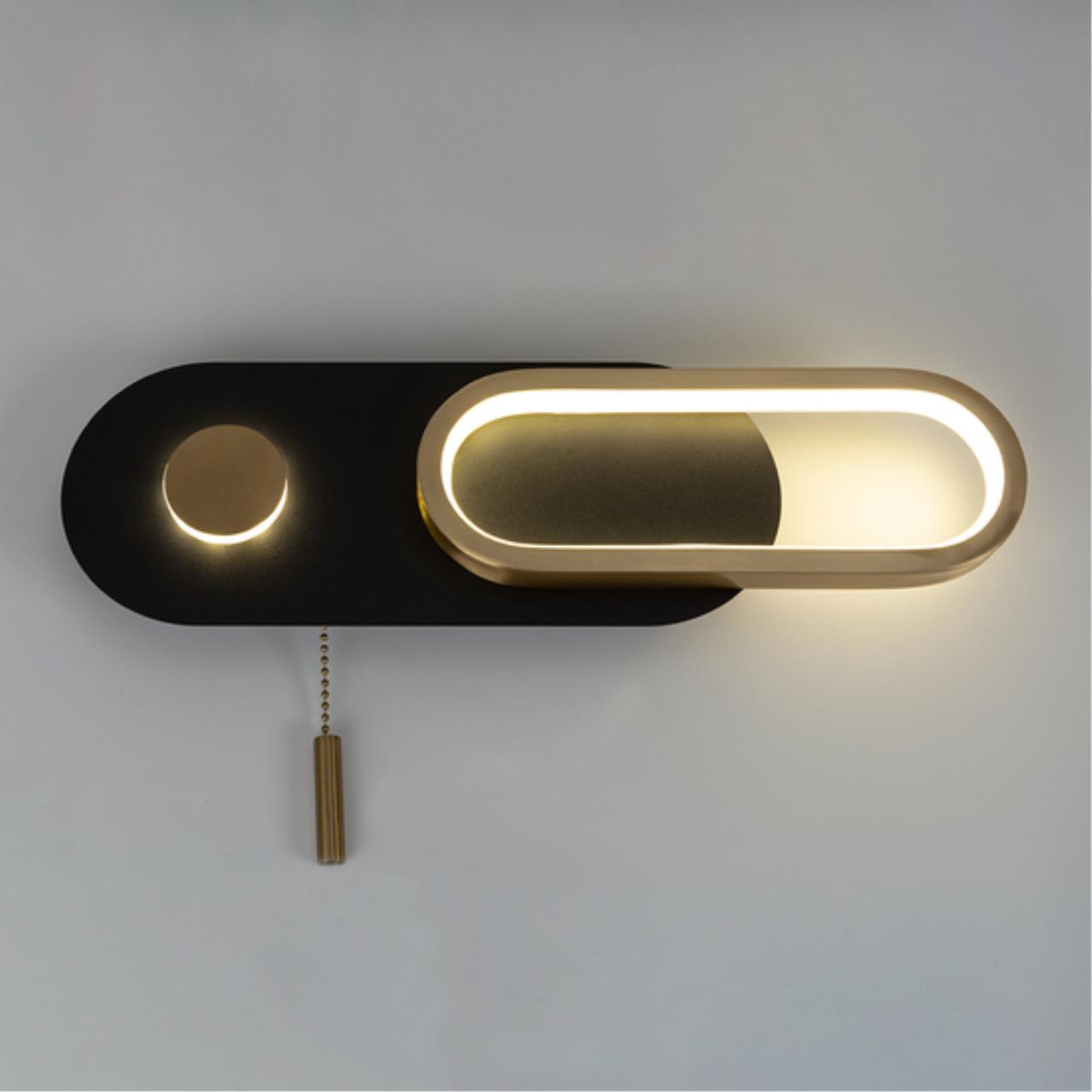 Картинка Настенный светильник Arte Lamp LUCAS A2602AP-10BK