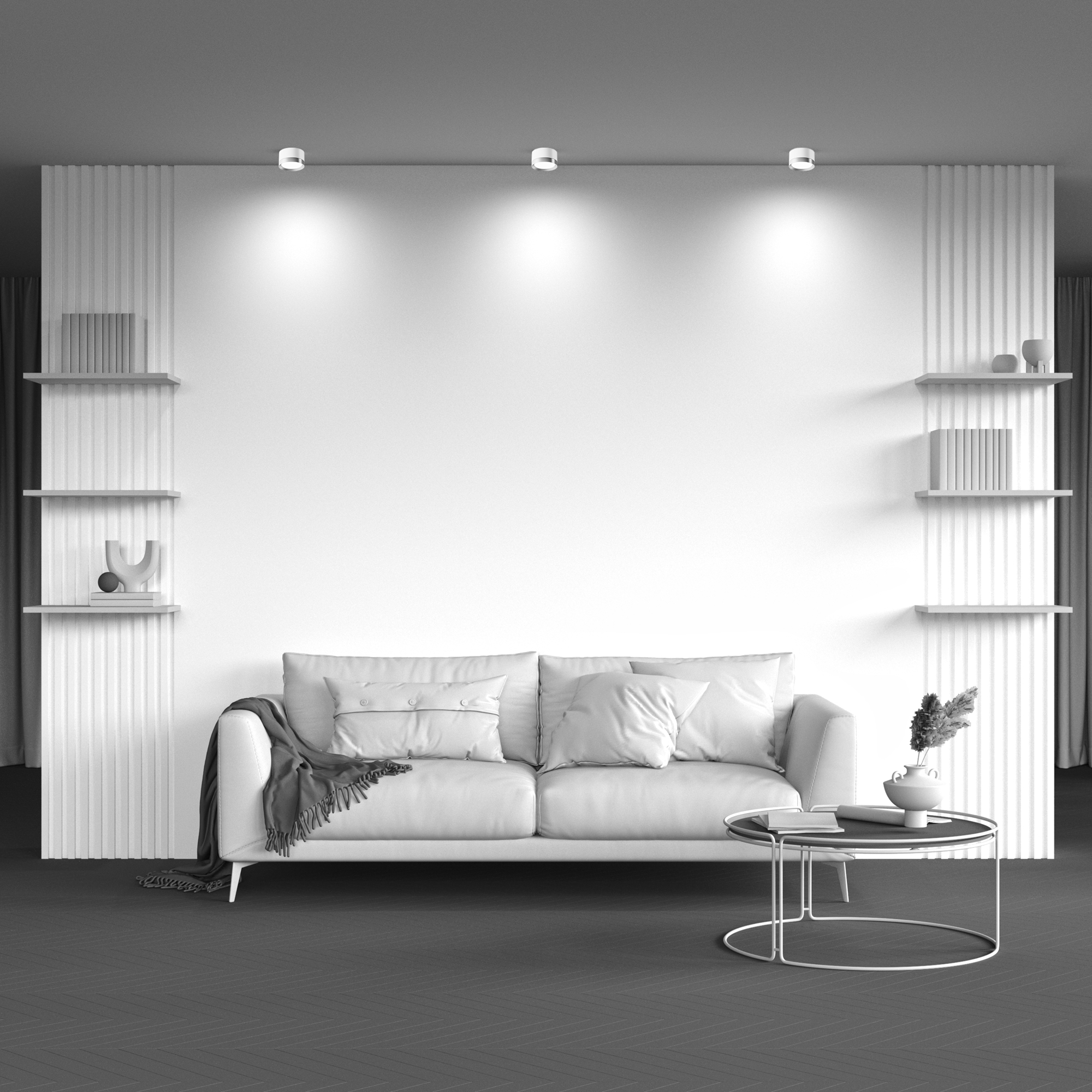 Дополнительная картинка Потолочный светильник Technical C086CL-GX53-SRD-WS