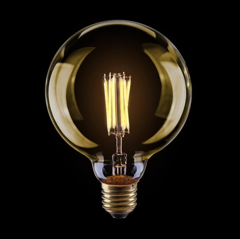 Дополнительная картинка Лампа светодиодная филаментная диммируемая Voltega 6838