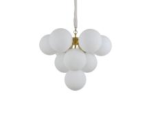 люстры newport 3840 3840/68 с brass , люстра , brass glass matt white d68*h53/150 cm е14 10*60w, доставка по Казахстану 
