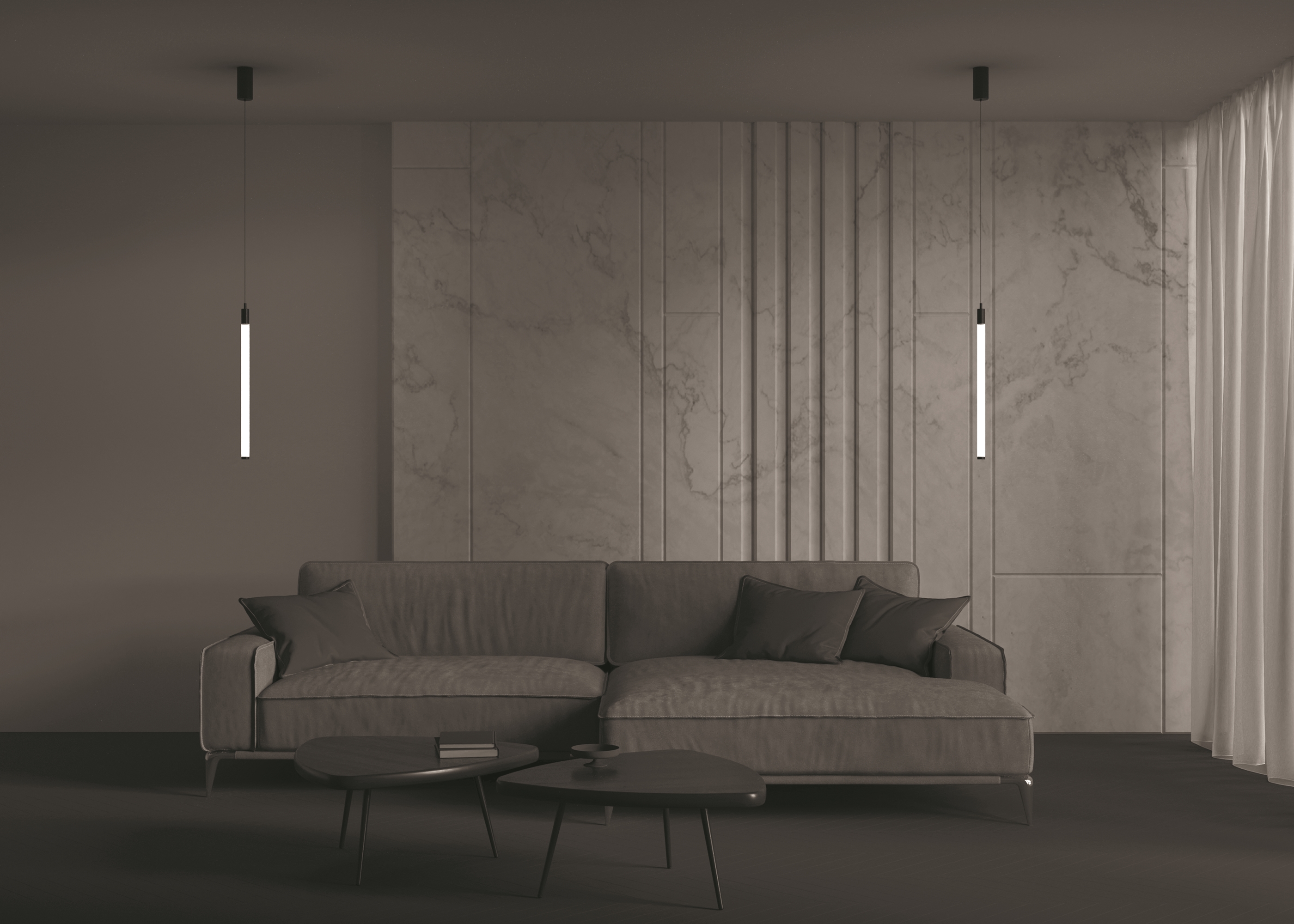 Дополнительная картинка Подвесной светильник Technical P022PL-L10B