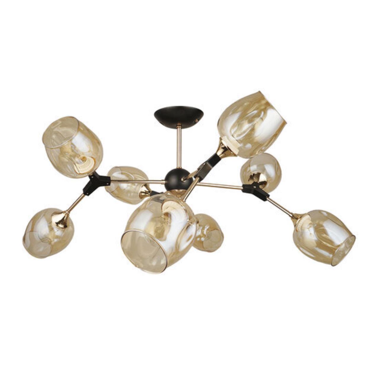 Люстра на штанге Arte Lamp SEPPIA A4211PL-8BK — фото 2