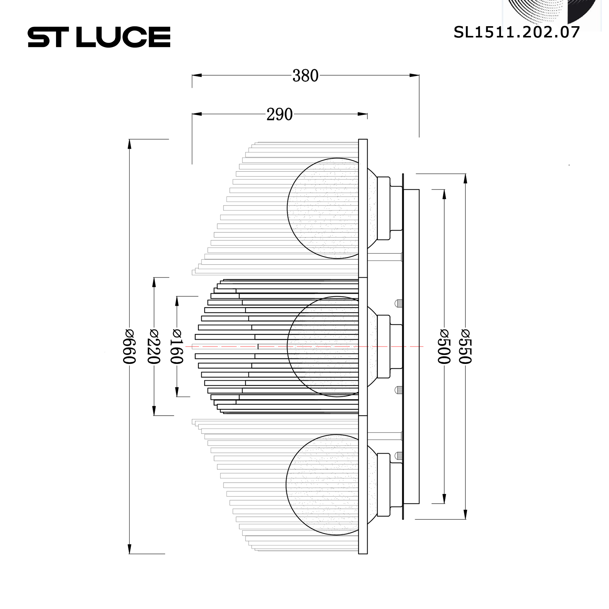 Картинка SL1511.202.07 Люстра потолочная ST-Luce 
