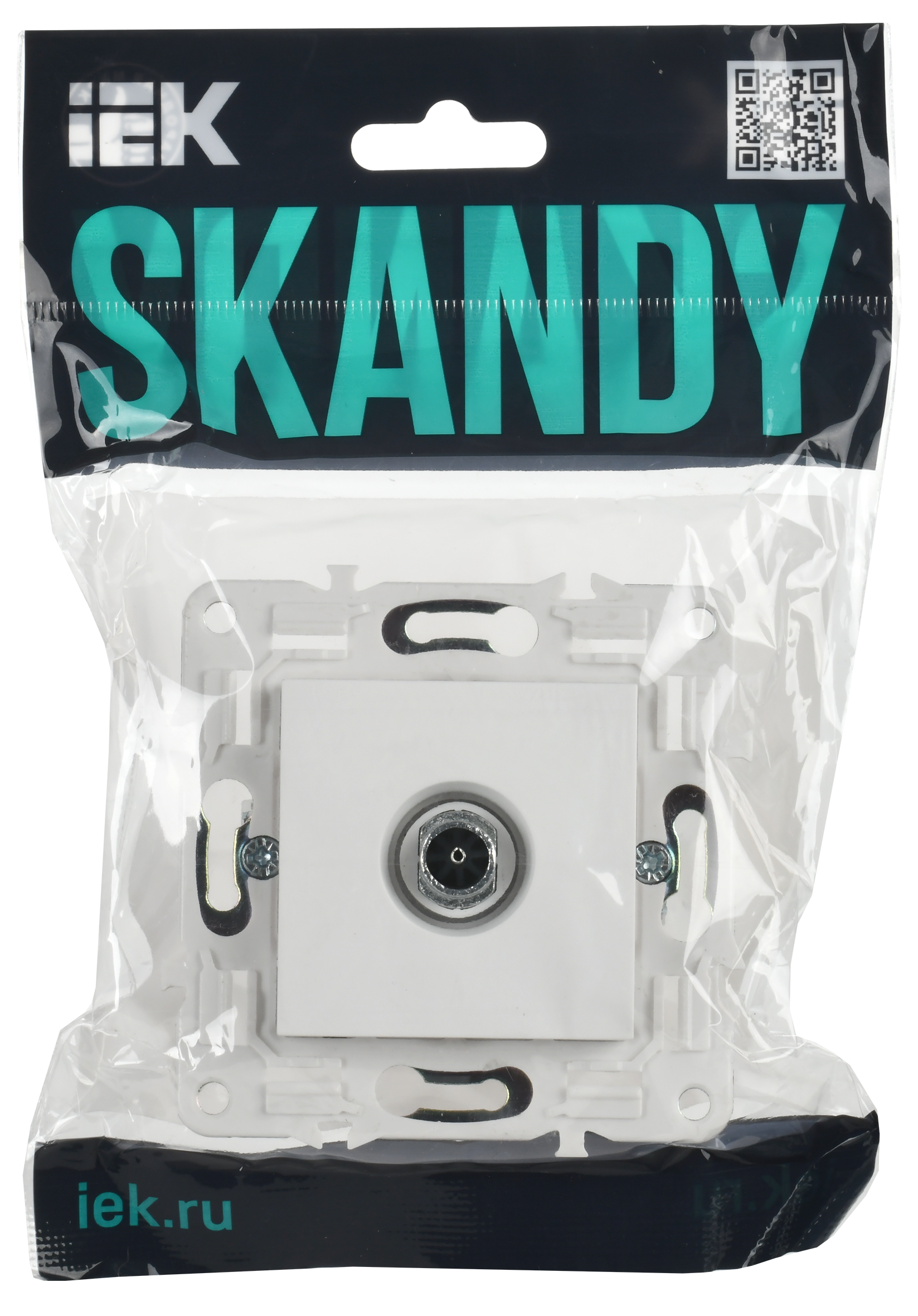 SKANDY Роз. TV оконечная SK-A12W арк. бел. IEK — фото 4