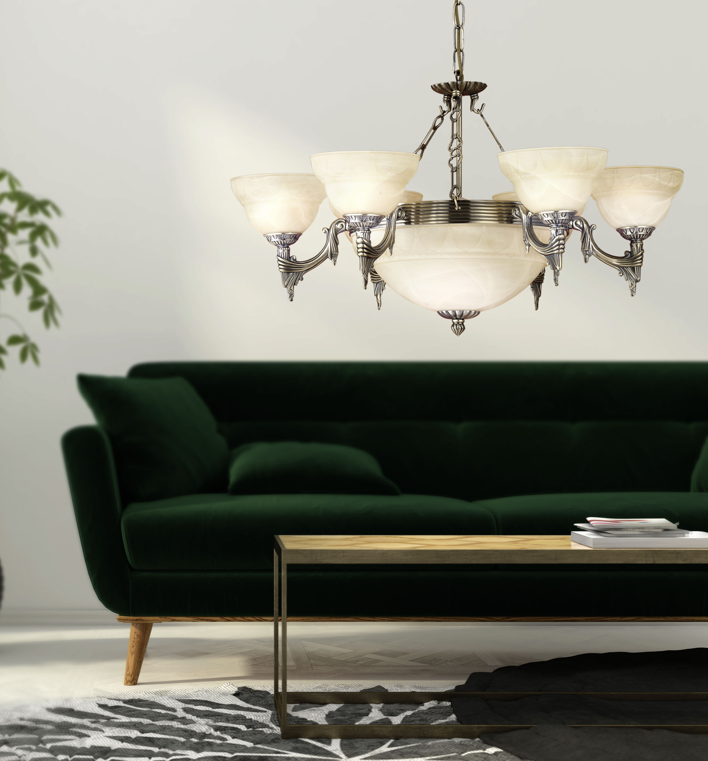 Картинка Подвесная люстра Eglo Marbella 85858