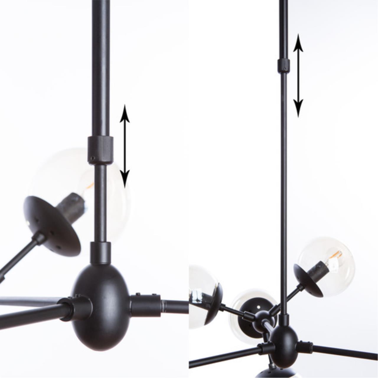 Подвесная люстра Arte Lamp BOLLA A1664SP-12BK — фото 15