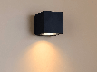 Настенный светильник WELLS, черн., 12Вт, 3000K, IP54, LWA0150A-BL-WW