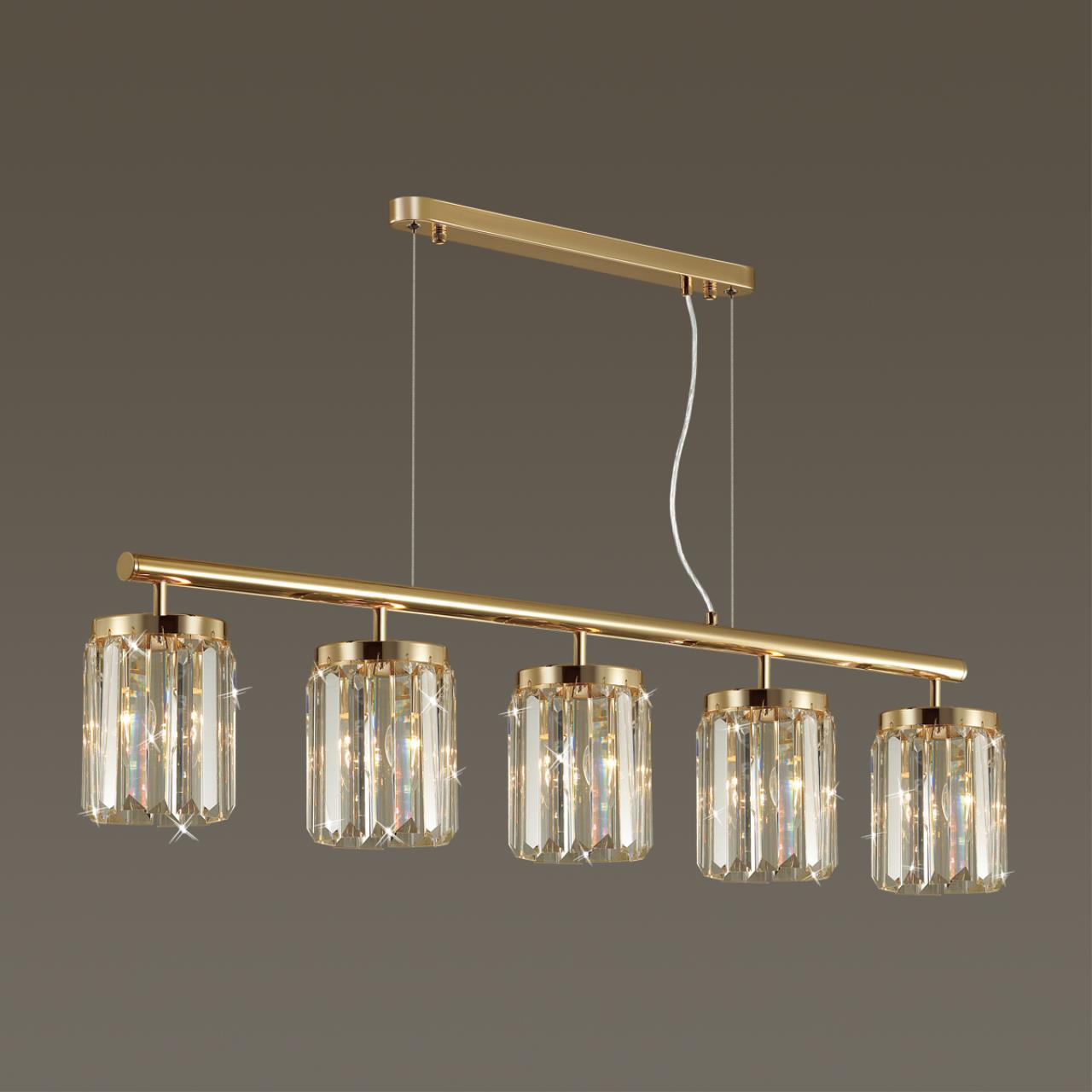 подвесная люстра odeon light classic vassa 4987/5, доставка по Казахстану 