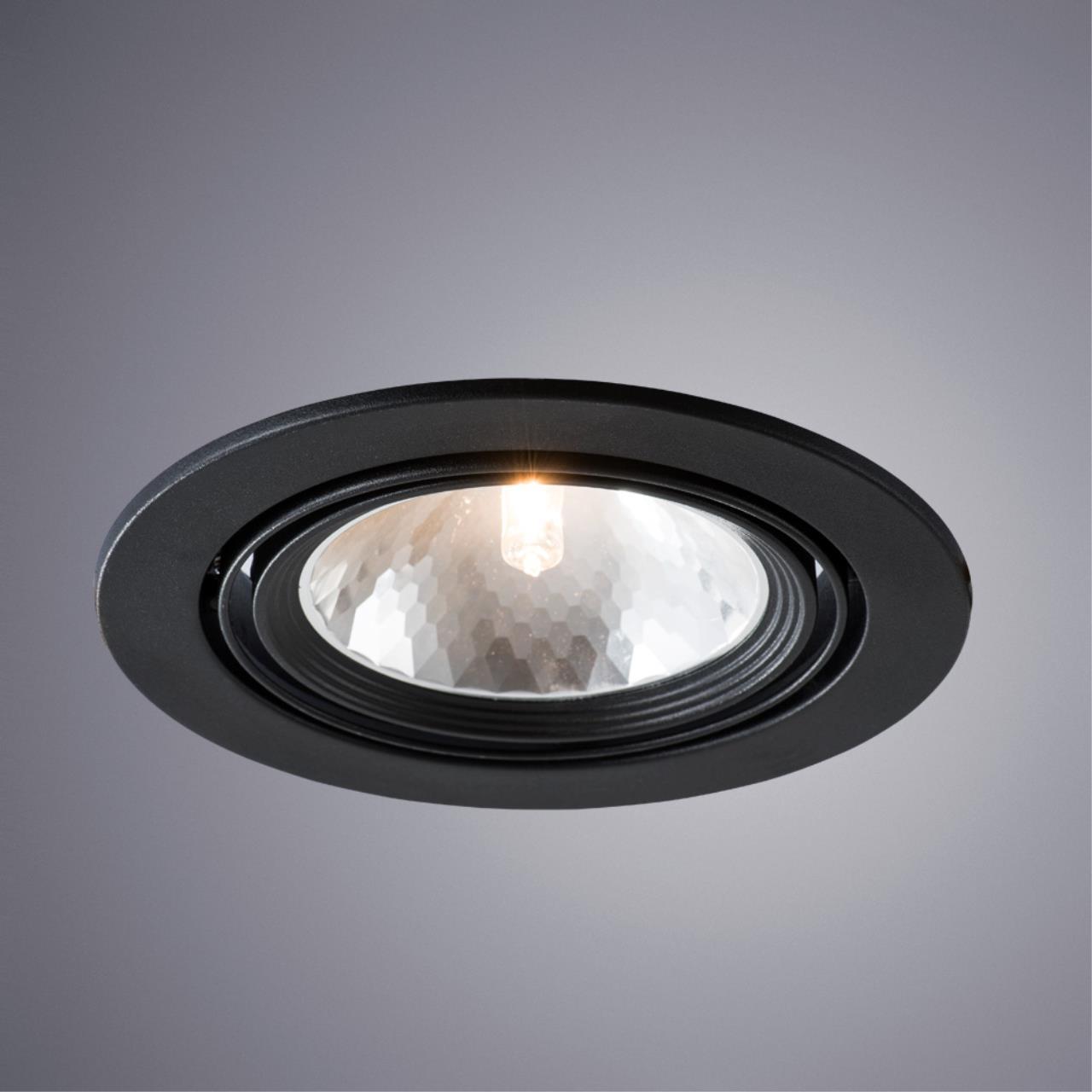 Дополнительная картинка Встраиваемый светильник Arte Lamp A6664PL-1BK