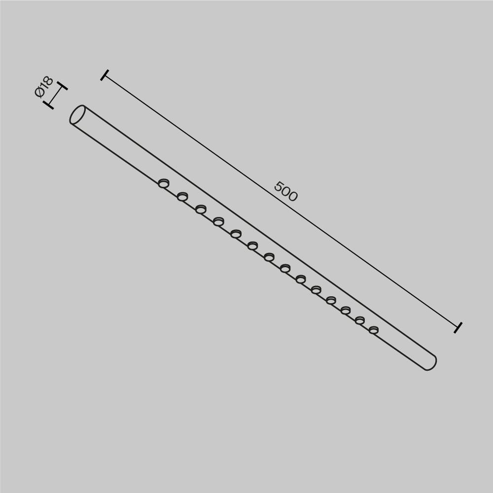 Дополнительная картинка Светильник Technical C101CL-L500-12W3-6K-B
