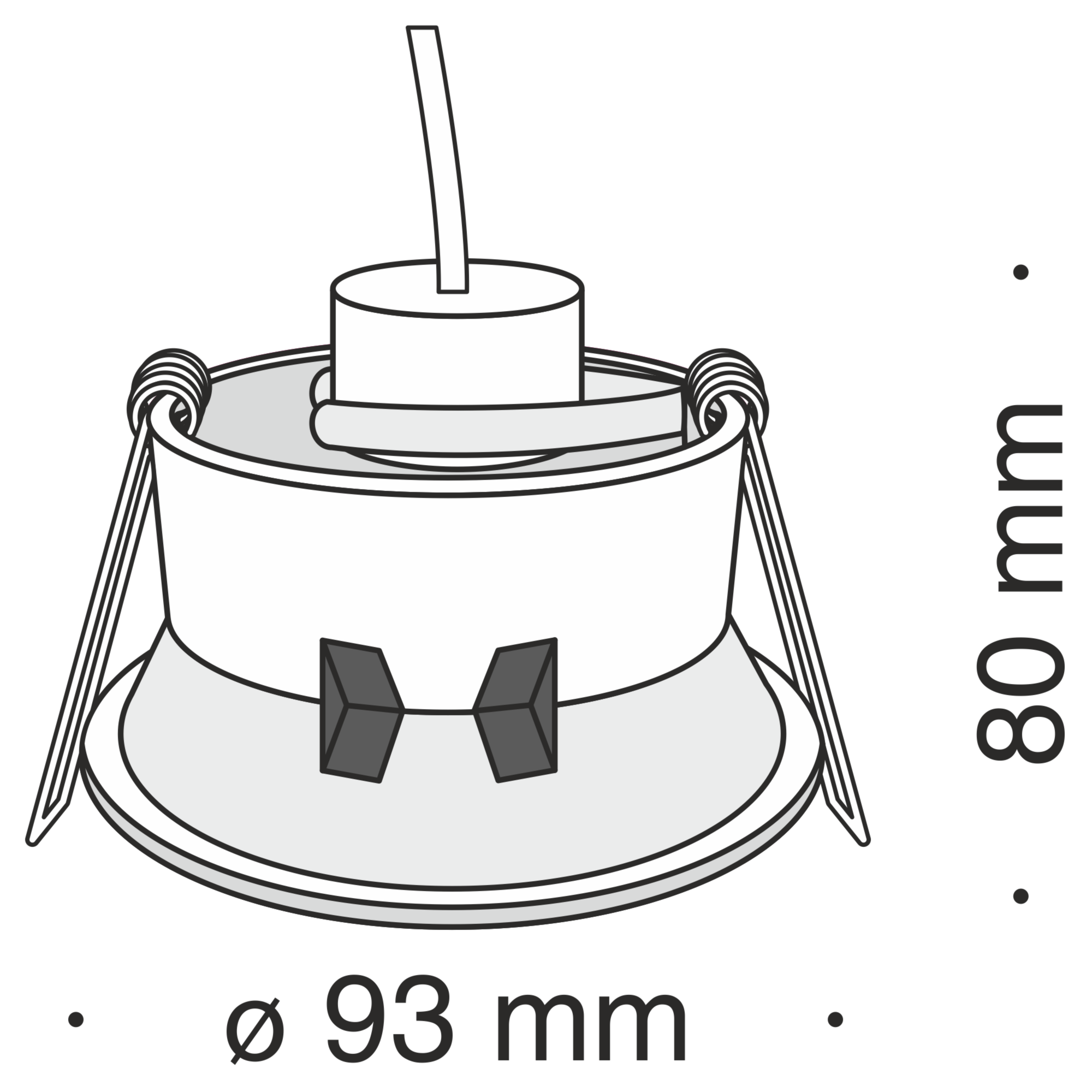 Дополнительная картинка Встраиваемый светильник Maytoni Dot DL028-2-01W