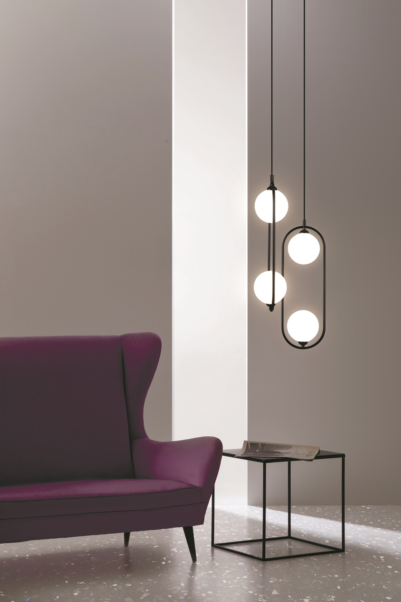 Дополнительная картинка Подвесной светильник Maytoni Ring MOD013PL-02B