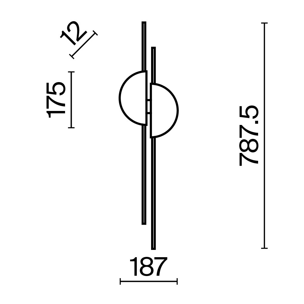 Настенный светильник (бра) Maytoni MOD179WL-L22BS4K — фото 4