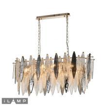 люстры подвесная люстра ilamp dolce p2543-10 gold, доставка по Казахстану 