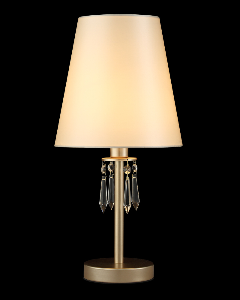 Дополнительная картинка Настольная лампа Crystal Lux RENATA LG1 GOLD Crystal Lux 3591/501