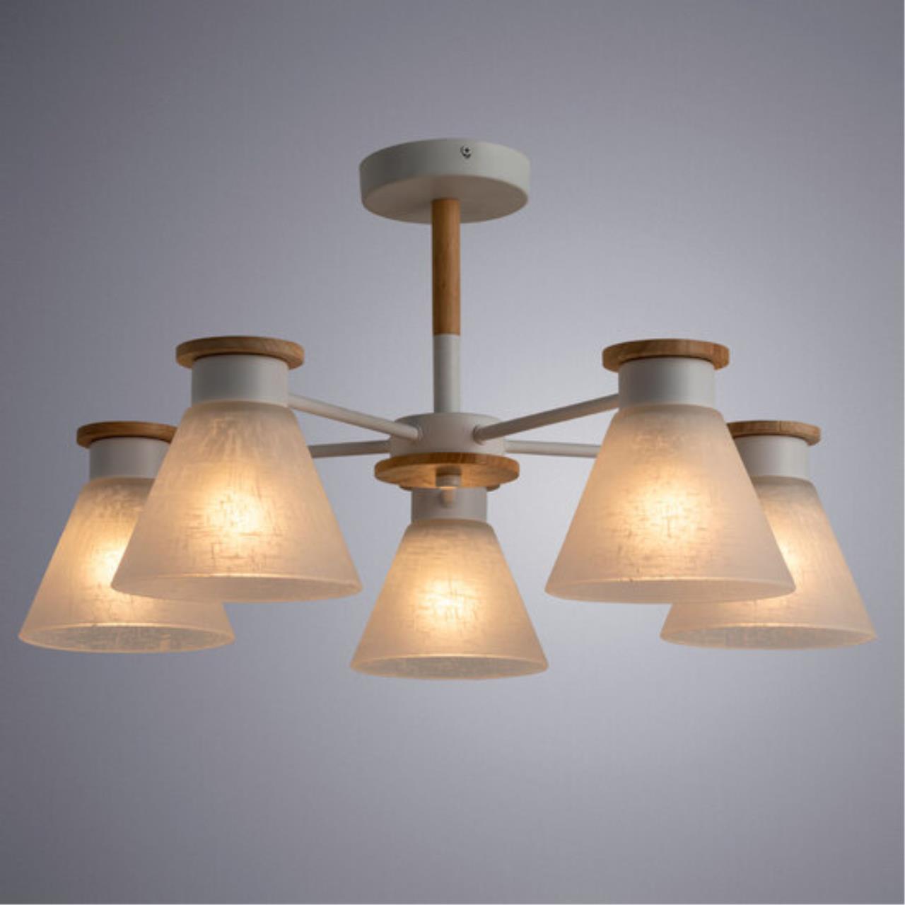 Картинка Потолочная люстра Arte Lamp Tyler A1031PL-5WH