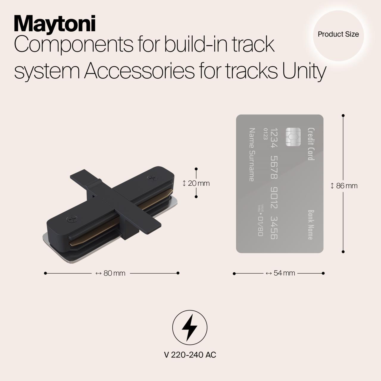 Дополнительная картинка Коннектор Maytoni Track TRA002C-11B