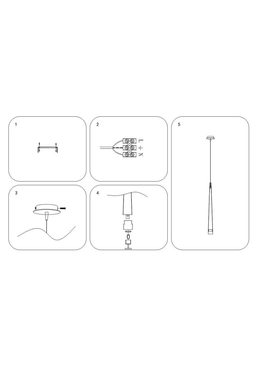 Дополнительная картинка Подвесной светильник Lightstar Punto 807017