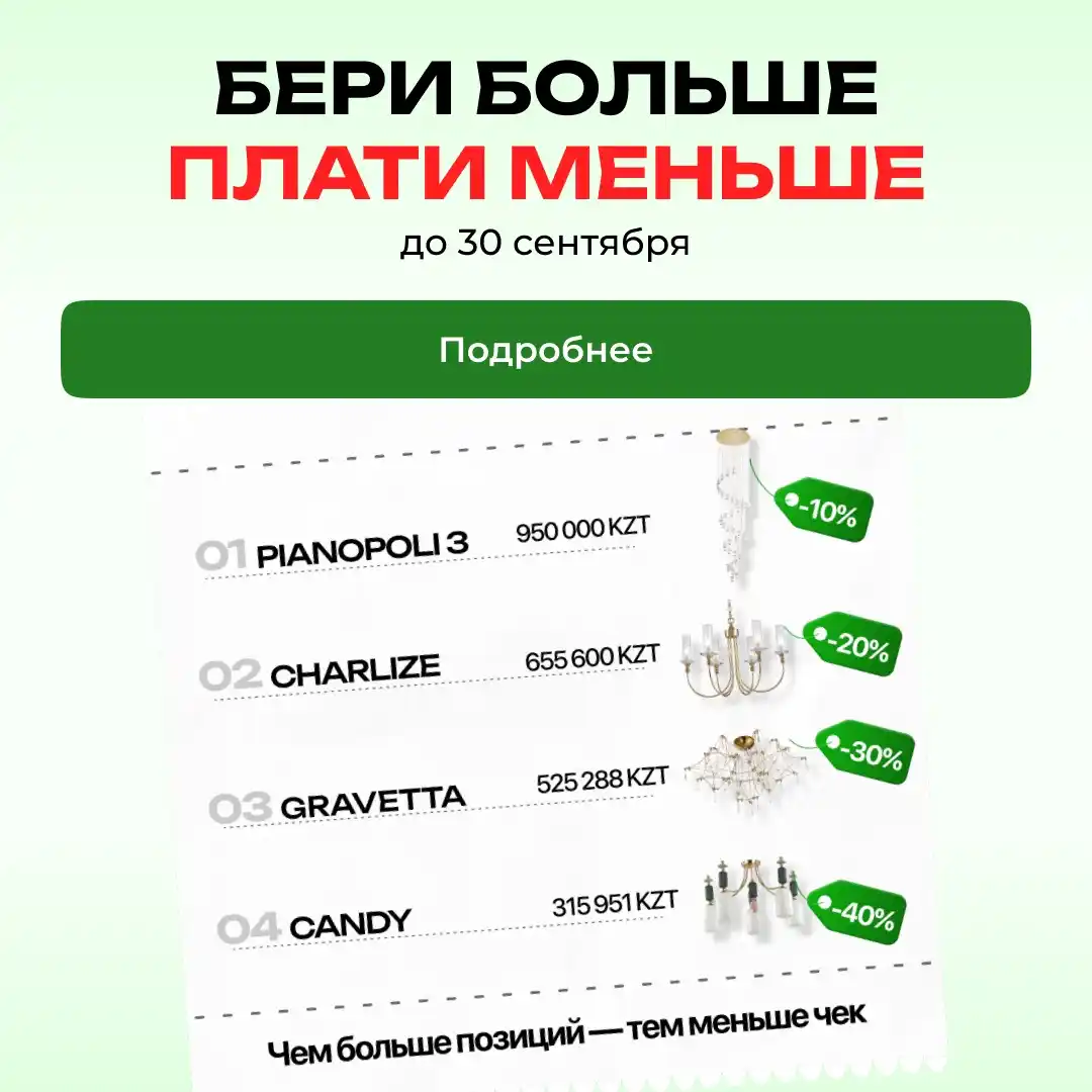 Бери больше - плати меньше: обнови интерьер с выгодой