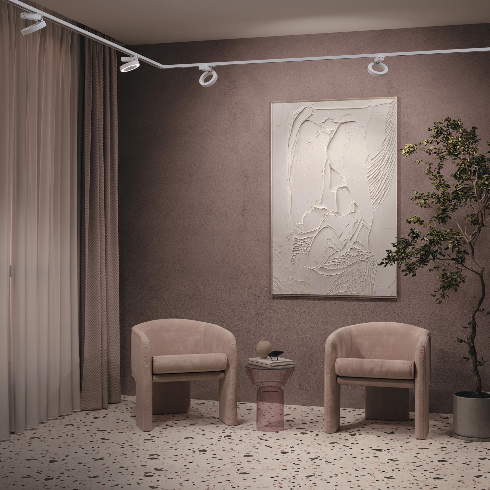 Дополнительная картинка Трековый светильник Technical TR044-1-12W3K-W