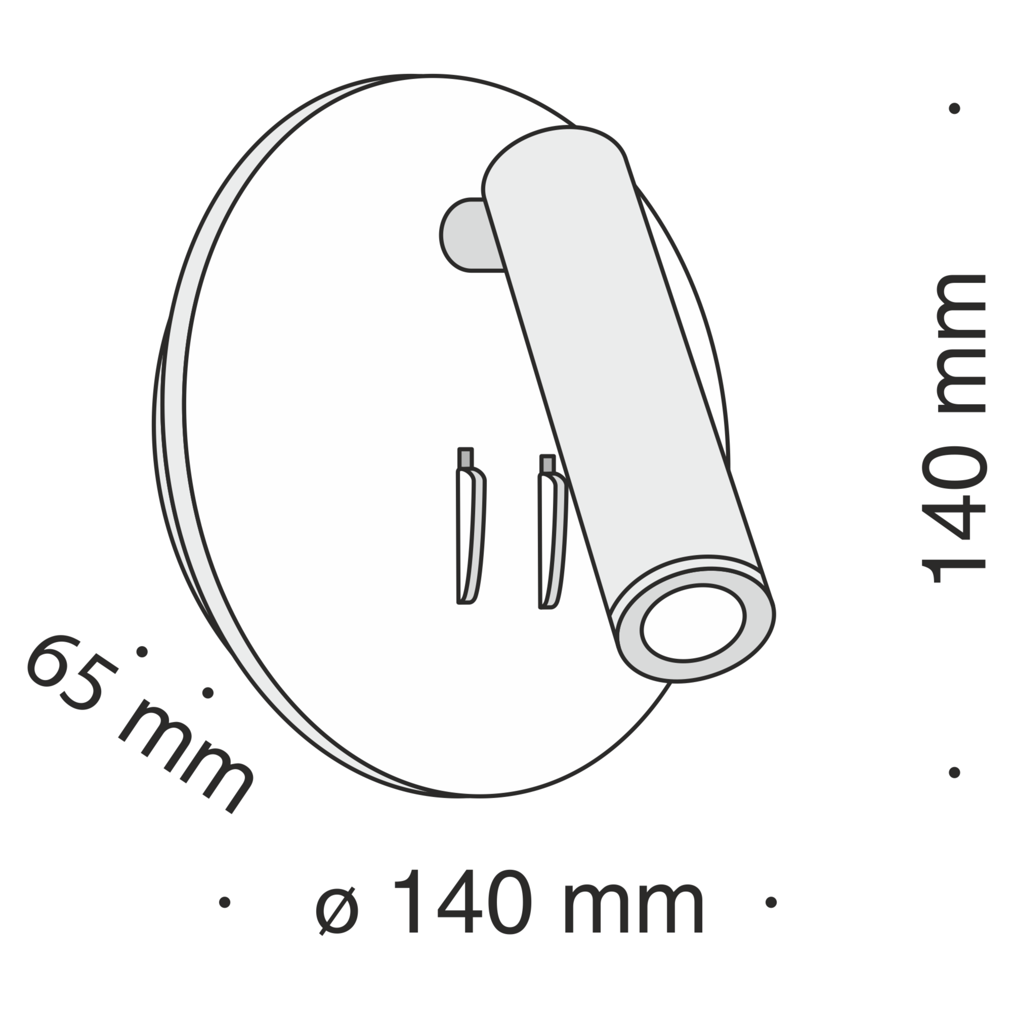 Дополнительная картинка Светодиодный спот Maytoni Ios 176 C176-WL-01-6W-W