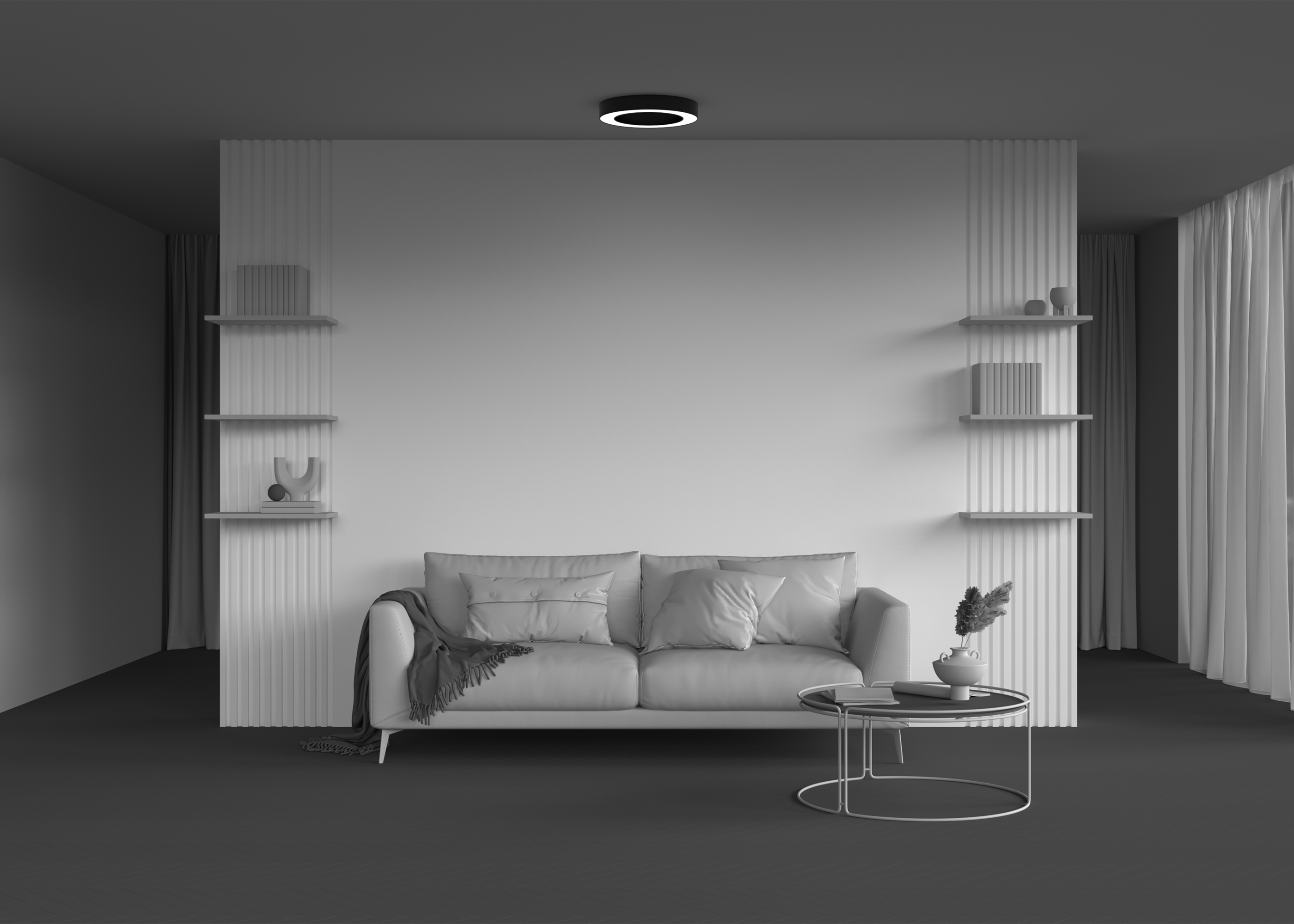 Дополнительная картинка Потолочный светильник Technical C093CL-36W3K-B