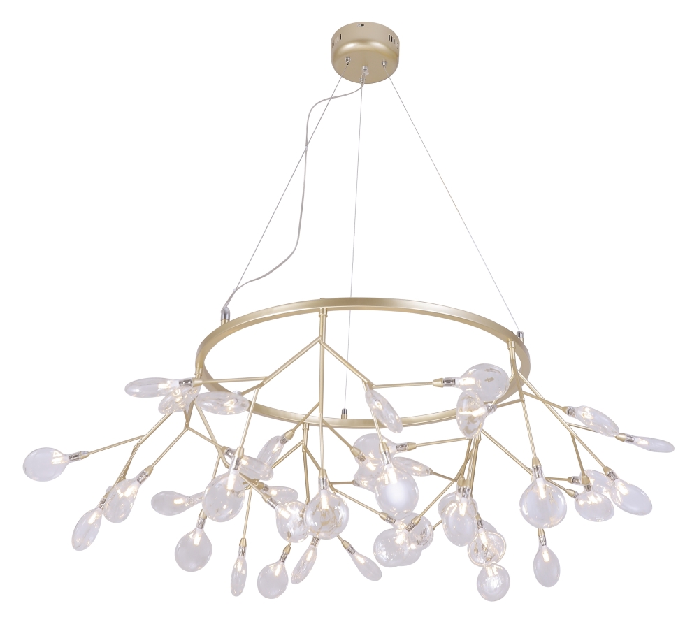 люстры светильник подвесной crystal lux evita sp45 d gold/transparent crystal lux 1692/245d, доставка по Казахстану 