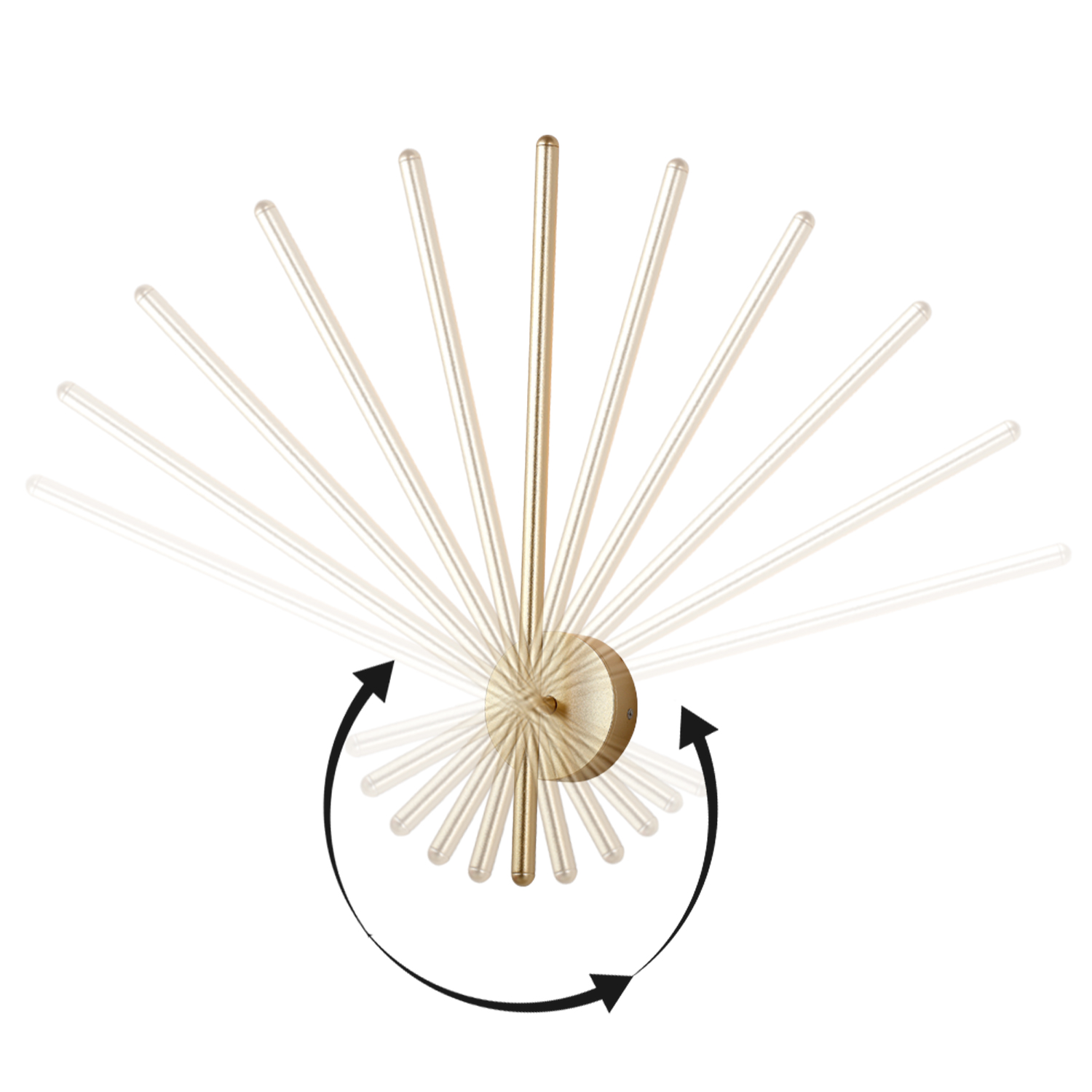 Картинка Настенный светильник Crystal Lux 3721/405N