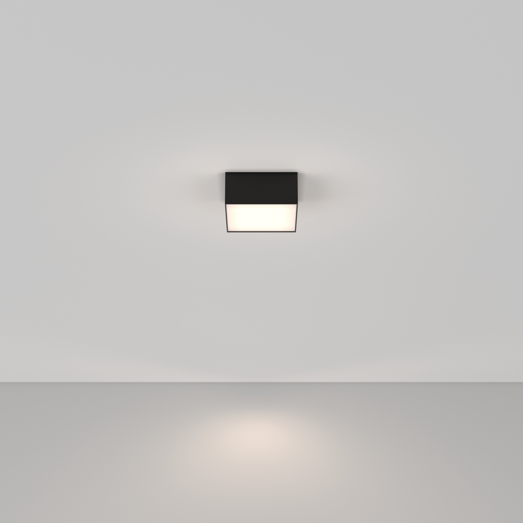 Дополнительная картинка Потолочный светильник Technical C032CL-12W4K-SQ-B