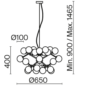 люстры подвесная люстра maytoni mod545pl-24b, доставка по Казахстану 