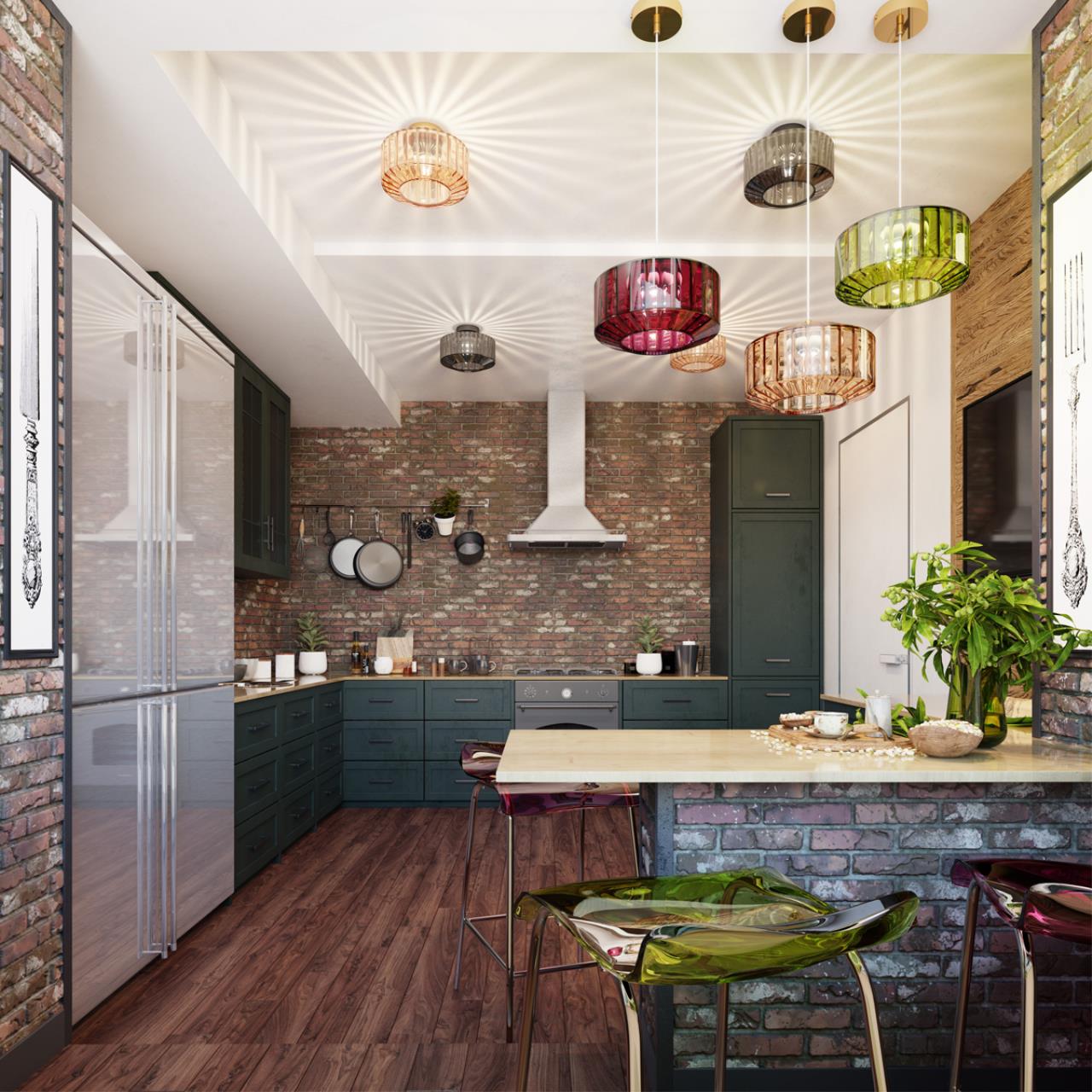 Картинка Подвесной светильник Odeon Light Pendant Binga 4746/1