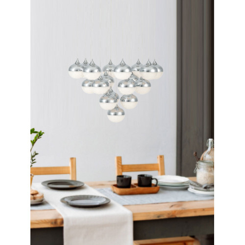 Дополнительная картинка Подвесная светодиодная люстра Eglo Mioglia 39528