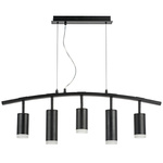 lr7353738720 люстра rullo 5х50w gu10 черный  571735 - 214437-3 - 214487-2 - 202430-5, доставка по Казахстану 