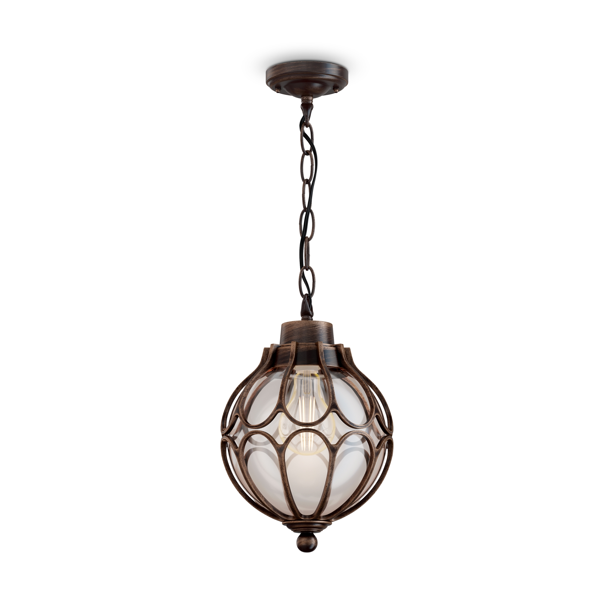 Дополнительная картинка Уличный подвесной светильник Maytoni Via O024PL-01G