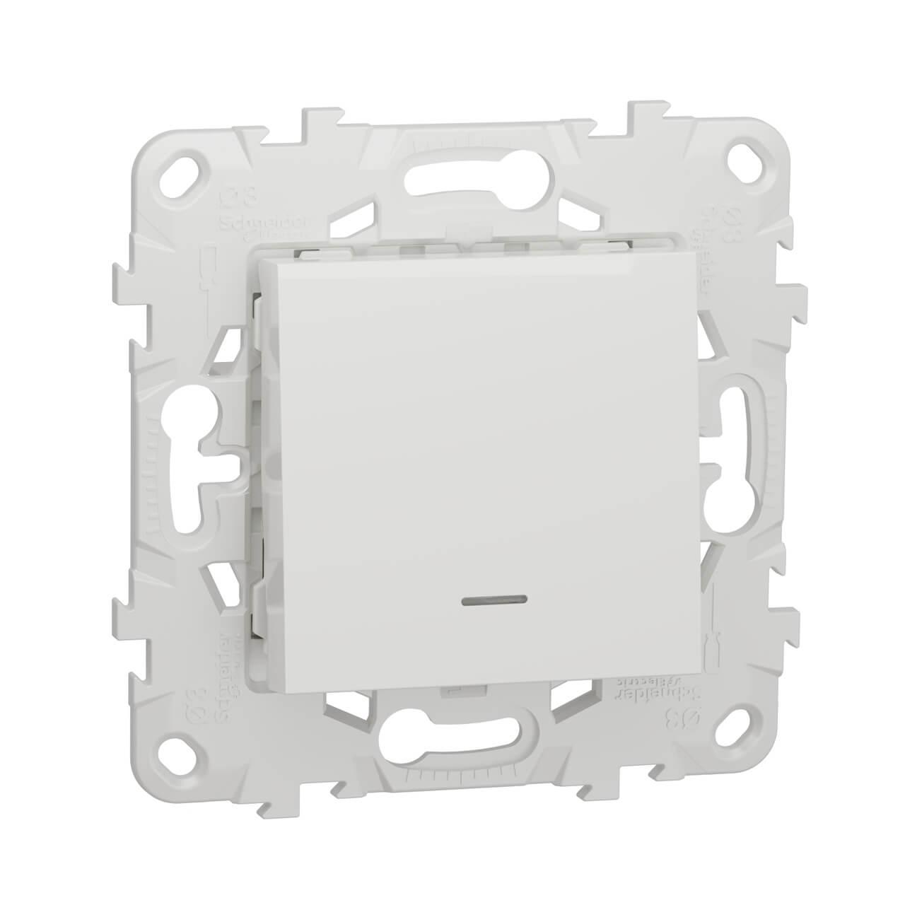 Выключатель одноклавишный Schneider Electric Unica New NU520118N